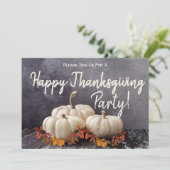 Thanksgiving-dinerfeest Kaart (Staand voorkant)