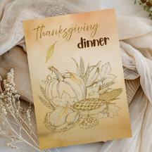 Thanksgiving-dinerfeest - Oogstfeest in de herfst