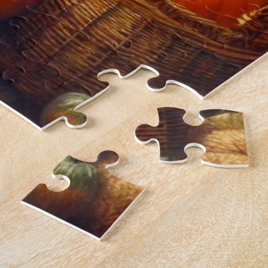 Thanksgiving dinerpuzzel legpuzzel (Zijkant)
