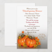 Thanksgiving dineruitnodiging kaart (Voorkant / Achterkant)