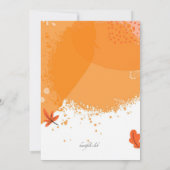 Thanksgiving dineruitnodiging kaart (Achterkant)