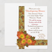 Thanksgiving dineruitnodiging kaart (Voorkant / Achterkant)