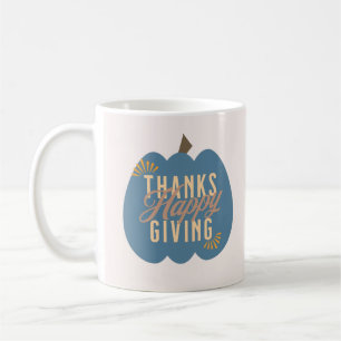 Thanksgiving Dinner Blauwe Pompoen Koffiemok