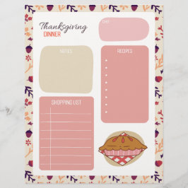 Thanksgiving Dinner boodschappenlijst