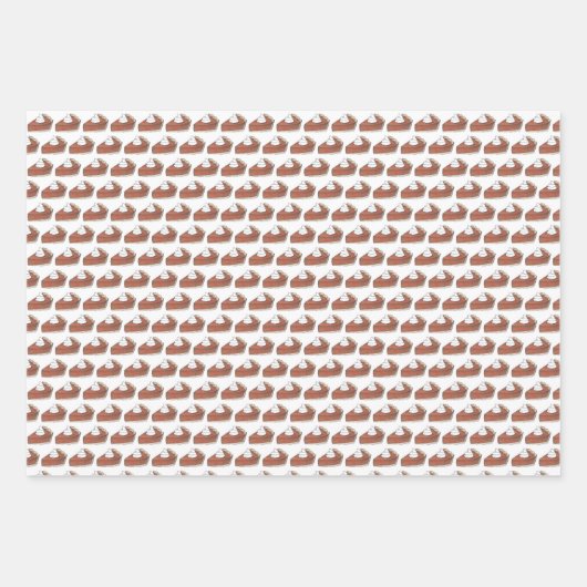 Thanksgiving Dinner Cranberry Turkey Pumpkin Pie Inpakpapier Vel (Voorkant 3)