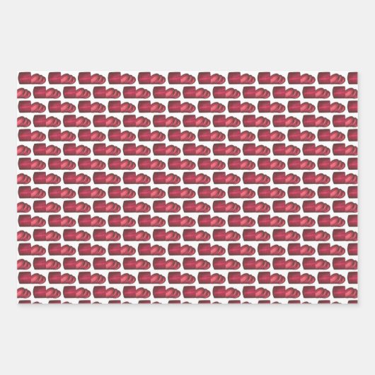 Thanksgiving Dinner Cranberry Turkey Pumpkin Pie Inpakpapier Vel (Voorkant 2)