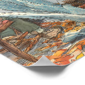 Thanksgiving Dinner Disaster: Flicker's Tablecloth Poster (Hoek)