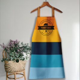 Thanksgiving Dinner Funny Turkije gepersonaliseerd Schort