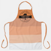 Thanksgiving Dinner Funny Turkije gepersonaliseerd Schort (Voorkant)