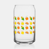 Thanksgiving Dinner Glass Can Thanksgiving Decor Blikvorm Glas (Links)