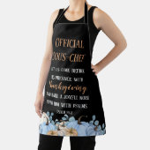 Thanksgiving Dinner Helper Sous-Chef Black Schort (Insitu)