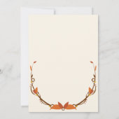 Thanksgiving Dinner Holiday Apple Pie Tan Brown Kaart (Achterkant)