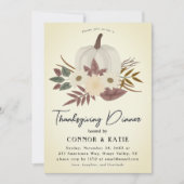 Thanksgiving Dinner Invitation 2024 Kaart (Voorkant)