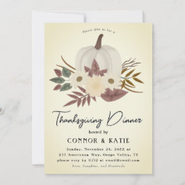 Thanksgiving Dinner Invitation 2024 Kaart
