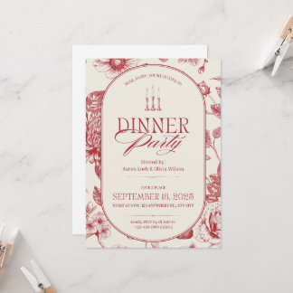 Thanksgiving Dinner Invitation  Kaart
