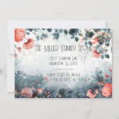 Thanksgiving Dinner Invitation Waterverf Pompoen Kaart (Achterkant)