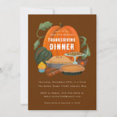 Thanksgiving Dinner Kaart (Voorkant)