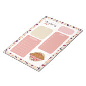 Thanksgiving Dinner Maaltijd Plan Notitieblok (Schuin)