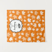 Thanksgiving Dinner Party Buffet Tafelloper Wandkleed (Voorkant (horizontaal))