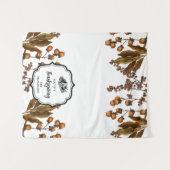 Thanksgiving Dinner Party Buffet Tafelloper Wandkleed