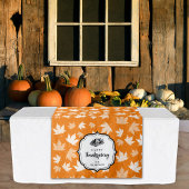 Thanksgiving Dinner Party Buffet Tafelloper Wandkleed