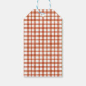 Thanksgiving Dinner Party Dank u Cadeaulabel (Achterkant)