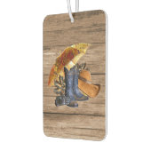 Thanksgiving Dinner Party Oranje Rustic Vintage Luchtverfrisser (Links)