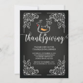  Thanksgiving Dinner Party Uitnodiging (Voorkant)