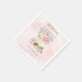 Thanksgiving Dinner Pompoen Roze Groene Servetten (Hoek)