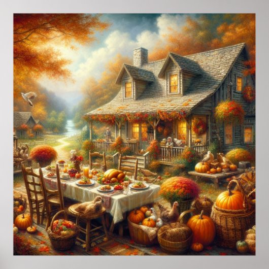 Thanksgiving Dinner Poster (Voorkant)