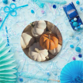 Thanksgiving Dinner Pumpkin Harvest Papieren Bordje (Feest)