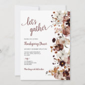 Thanksgiving Dinner Pumpkin Kaart (Voorkant)