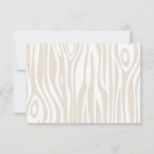 Thanksgiving Dinner Table Place Cards Kaart (Achterkant)