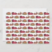 Thanksgiving Dinner Turkey Cranberry Pumpkin Pie Kaart (Achterkant)