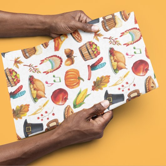 Thanksgiving Dinner Turkey Tissuepapier