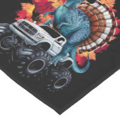 Thanksgiving Dinosaurus T-Rex Monster Truck Korte Tafelloper (Hoek)