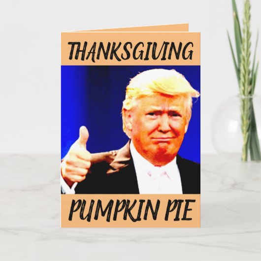 THANKSGIVING DONALD TRUMP GRAPPIGE KAARTEN (Voorkant)