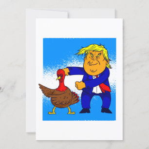 Thanksgiving donald trump grappige turkije kaart
