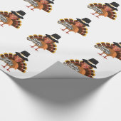 Thanksgiving donald trump turkey cadeaupapier (Hoek)