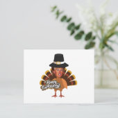 Thanksgiving donald trump turkey feestdagenkaart (Staand voorkant)