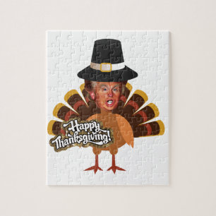 Thanksgiving donald trump turkey legpuzzel