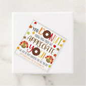 Thanksgiving Donut Gift Label (In situ)