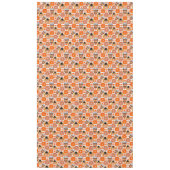 Thanksgiving donuts en koffie Herfst Oranje strepe Tafelkleed (Voorkant)