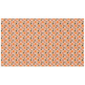 Thanksgiving donuts en koffie Herfst Oranje strepe Tafelkleed (Voorkant (Horizontaal))