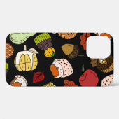 Thanksgiving doodles, feestelijke, handgetekende s Case-Mate iPhone case (Achterkant (horizontaal))