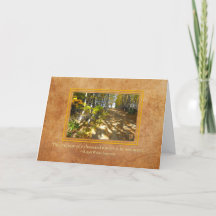 Thanksgiving Door de Bossen Kaart