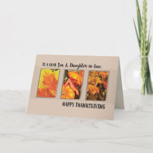 Thanksgiving Drie van de zoon & van de Feestdagen Kaart