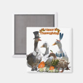 Thanksgiving Ducks Magneet (Voorkant / Achterkant)