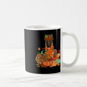 Thanksgiving Duitse herder met Turkije Herfst pomp Koffiemok