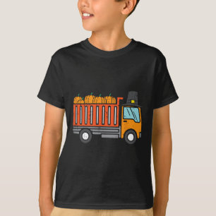 Thanksgiving Dump Truck Pumpkin Herfst herfstkusse T-shirt